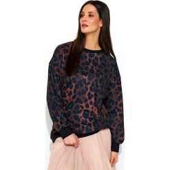 Numinou bluza damska NU_nu163 38 brązowy. Pomarańczowe bluzy damskie Numinou. Za 229,00 zł.