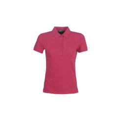 Koszulki polo z krótkim rękawem Benetton MONNIKHA. Różowe koszulki damskie Benetton, s, bez wzorów, z krótkim rękawem. Za 109,00 zł.