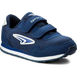 Sneakersy SPRANDI - CP23-15777-02 Niebieski. Niebieskie trampki chłopięce Sprandi, bez wzorów, ze skóry ekologicznej, na rzepy. Za 79,99 zł.
