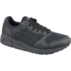 Czarne Buty Asics Lyte-Trainer M 1201A009-001. Czarne buty sportowe męskie Asics, z materiału, z paskami, asics gel kayano. W wyprzedaży za 299,00 zł.