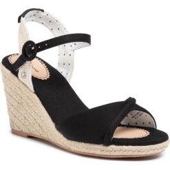 Espadryle PEPE JEANS - Shark Lady PLS90454 Black 999. Czarne espadryle damskie Pepe Jeans, bez wzorów, z jeansu, bez obcasa, na obcasie. W wyprzedaży za 159,00 zł.