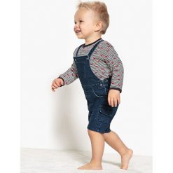 T-shirty chłopięce: Wzorzysta koszulka niemowlęca z długim rękawem – 1 mieiąc – 3 lata