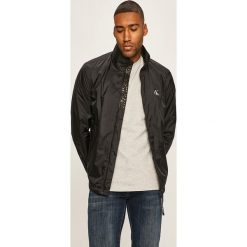Calvin Klein Jeans - Kurtka. Niebieskie płaszcze męskie Calvin Klein Jeans, s, bez wzorów, z elastanu, krótkie, bez kaptura. Za 579,90 zł.