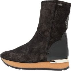 Buty zimowe damskie: Högl Botki na platformie schwarz