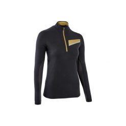 Bluza do biegania z długim rękawem TRAIL damska. Czarne bluzy damskie EVADICT, bez wzorów, z elastanu, z długim rękawem, długie, bez kaptura, do biegania. Za 69,99 zł.