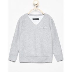 Swetry chłopięce: Sweter z t-shirtem – Jasny szar