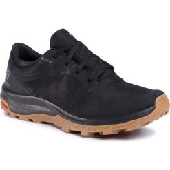 Buty SALOMON - Outbound Gtx GORE-TEX 407917 27 V0 Black/Black/Gum1A. Czarne buty sportowe męskie Salomon, z tworzywa sztucznego, bez zapięcia, outdoorowe, gore-tex. W wyprzedaży za 419,00 zł.