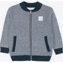 Sweter. Niebieskie swetry chłopięce BREAK THE RULES, bez wzorów, z dzianiny, bez kołnierzyka. Za 79,90 zł.