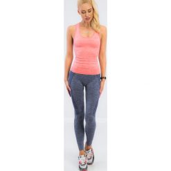 Legginsy sportowe damskie: Granatowe sportowe legginsy 1032