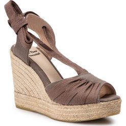 Espadryle TONI PONS - Pals Taupe. Pomarańczowe espadryle damskie Toni Pons, bez wzorów, ze skóry, bez obcasa, na obcasie. W wyprzedaży za 209,00 zł.