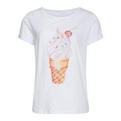 Smashed Lemon T-shirt damski 19281 White / Pink (rozmiar M). Różowe koszulki damskie Smashed Lemon, m, bez wzorów, bez kołnierzyka. W wyprzedaży za 140,00 zł.