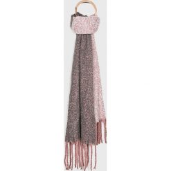 Answear - Szalik. Szare szaliki damskie marki ANSWEAR, z dzianiny. W wyprzedaży za 47,90 zł.