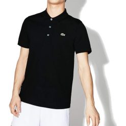 LACOSTE POLO > L1230-031. Koszulki polo męskie Lacoste, m, bez wzorów, z bawełny, eleganckie, bez rękawów. W wyprzedaży za 199,99 zł.