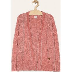 Pepe Jeans - Kardigan dziecięcy Beth 128-180 cm. Różowe swetry dziewczęce z poliesteru, z okrągłym kołnierzem, krótkie. W wyprzedaży za 179,90 zł.
