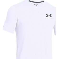 T-shirty męskie: Under Armour Koszulka męska Sportstyle Left Chest Logo T-Shirt Red r. XL (1257616603)