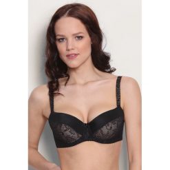 Biustonosz usztywniany Dalia. Różowe biustonosze Orhideja Lingerie, w koronkowe wzory, z satyny. Za 107,99 zł.