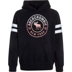 Abercrombie & Fitch SPORTY Bluza z kapturem navy. Niebieskie bluzy chłopięce marki Abercrombie & Fitch, z bawełny, z kapturem. Za 169,00 zł.