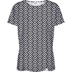 Colour Pleasure Koszulka damska CP-030 169 biało-czarna r. XL/XXL. Białe bluzki damskie marki Colour pleasure, xl. Za 70,35 zł.
