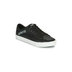 Buty Levis WOODWARD L. Czarne trampki męskie Levi's®, bez wzorów, bez zapięcia. Za 269,00 zł.
