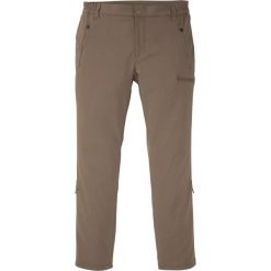 Spodnie trekkingowe bonprix oliwkowy. Zielone spodnie męskie bonprix, m, bez wzorów. Za 59,99 zł.