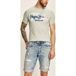 Pepe Jeans - Szorty Jarrod. Niebieskie spodenki i szorty męskie Pepe Jeans, bez wzorów, z bawełny, casualowe. Za 339,90 zł.