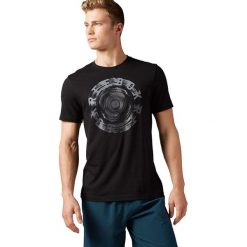 Reebok Koszulka Spin Tee czarna r. XXL (BK5224). Czarne koszulki sportowe męskie Reebok, xxl. Za 79,90 zł.