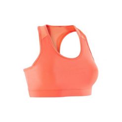 Stanik fitness kardio 100. Czerwone biustonosze sportowe DOMYOS. Za 24,99 zł.