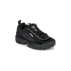 Buty Fila DISRUPTOR V LOW WMN. Czarne trampki i tenisówki damskie Fila, bez wzorów, bez zapięcia. Za 549,99 zł.