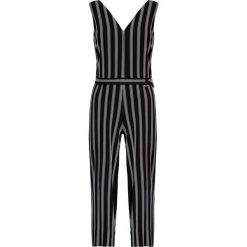 Kombinezon DKNY P9FZ6B43. Czarne kombinezony damskie DKNY, bez wzorów, z elastanu, bez kołnierzyka, bez rękawów. W wyprzedaży za 319,00 zł.