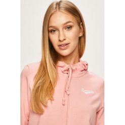 Converse - Bluza. Różowe bluzy damskie Converse, s, bez wzorów, z bawełny, bez rękawów, z kapturem. Za 219,90 zł.