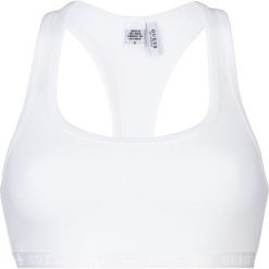 Guess Biustonosz Biały. Białe biustonosze Guess, z aplikacjami, z elastanu. Za 130,95 zł.