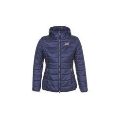 Kurtki pikowane Emporio Armani EA7 TRAIN LOGO SERIES W LT DOWN JACKET HO. Niebieskie kurtki damskie marki Emporio Armani EA7, s, bez wzorów, bez kaptura. Za 775,20 zł.