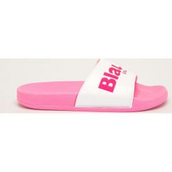 Blauer - Klapki. Żółte klapki damskie Blauer, bez wzorów, z gumy, bez obcasa, na obcasie. W wyprzedaży za 129,90 zł.