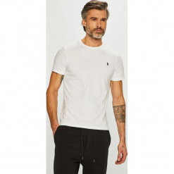 Polo Ralph Lauren - T-shirt. Szare koszulki polo męskie marki Polo Ralph Lauren, l, z bawełny. Za 259,90 zł.