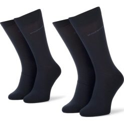 Zestaw 2 par wysokich skarpet męskich BOSS - 2P Rs Uni Cc 50388437 401. Niebieskie skarpetki męskie Boss, bez wzorów, z elastanu. W wyprzedaży za 139,00 zł.