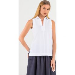 Bluzka VETRINO Max Mara Leisure. Bluzki damskie Max Mara Leisure, xs, bez wzorów, bez kołnierzyka, bez rękawów. Za 519,00 zł.
