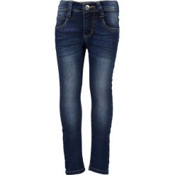 Blue Seven - Jeansy dziecięce 92-128 cm. Niebieskie jeansy dziewczęce Blue Seven, bez wzorów, z elastanu. W wyprzedaży za 69,90 zł.