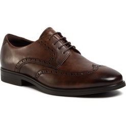 Półbuty ECCO - Melbourne 62166401482 Cocoa Brown. Pomarańczowe buty wizytowe męskie ecco, bez wzorów, ze skóry, wizytowe, bez zapięcia. W wyprzedaży za 469,00 zł.