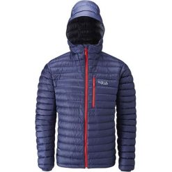 Kurtki sportowe męskie: RAB Męska Kurtka Puchowa Microlight Alpine Jacket Granatowa r. XL