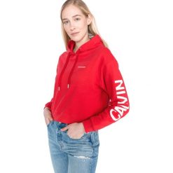 Calvin Klein Bluza Czerwony. Czerwone bluzy damskie Calvin Klein, l, z nadrukiem, z bawełny, bez rękawów, bez kaptura. Za 516,95 zł.
