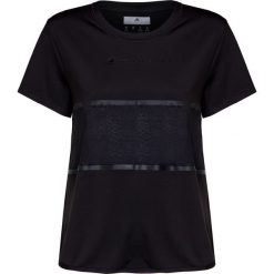 T-shirt ADIDAS BY STELLA McCARTNEY LOOSE PERFORMANCE. Czarne topy damskie adidas by Stella McCartney, bez wzorów, ze skóry, z okrągłym kołnierzem. Za 350,00 zł.