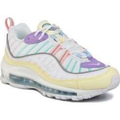 Buty NIKE - Air Max 98 AH6799 300 Luminous Green/White. Białe półbuty damskie Nike, ze skóry ekologicznej. W wyprzedaży za 559,00 zł.