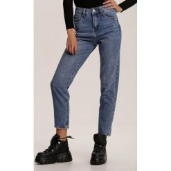 Niebieskie Jeansy Mom Fit Oriwarin. Niebieskie jeansy damskie Renee. Za 119,99 zł.