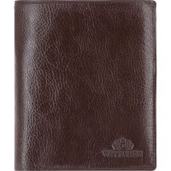Portfel 21-1-044-4. Pomarańczowe portfele męskie Wittchen, bez wzorów. Za 499,90 zł.