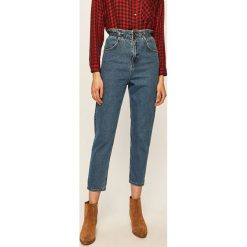 Answear - Jeansy. Niebieskie jeansy damskie ANSWEAR, s. W wyprzedaży za 99,90 zł.