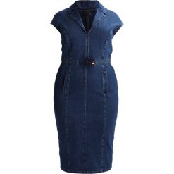 Sukienki hiszpanki: Ashley Graham x Marina Rinaldi DARSEN Sukienka jeansowa hellblau
