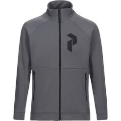 Peak Performance bluza PULSE ZIP-UP Grey. Szare bluzy męskie Peak Performance, m, bez wzorów, z softshellu, bez kołnierzyka, bez rękawów, bez kaptura. Za 404,25 zł.