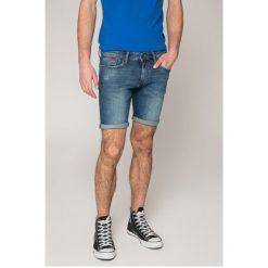 Tommy Jeans - Szorty Scanton. Niebieskie bez kategorii marki Tommy Jeans, m, z elastanu, casualowe. W wyprzedaży za 199,90 zł.