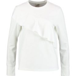 Bluzki asymetryczne: Selected Femme SFELMA FRILL Bluzka z długim rękawem snow white