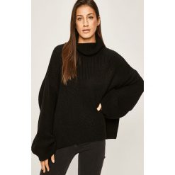 Answear - Sweter. Czarne swetry damskie ANSWEAR, s, bez wzorów, z bawełny, bez rękawów. W wyprzedaży za 69,90 zł.